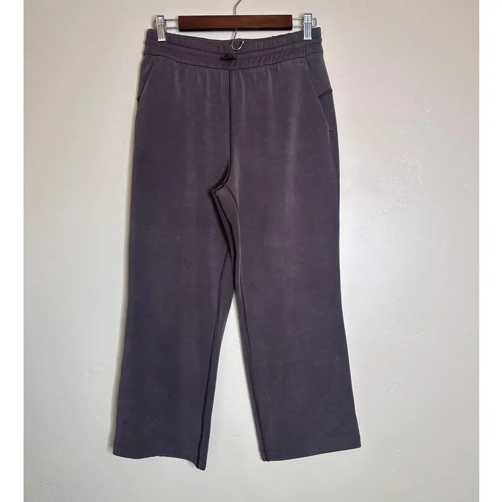Lululemon Softstreme High-Rise Straight-Leg Cropped Pant Espresso 6